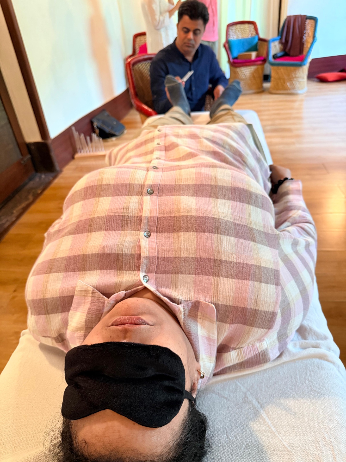 Sound Healing live practice moment 6